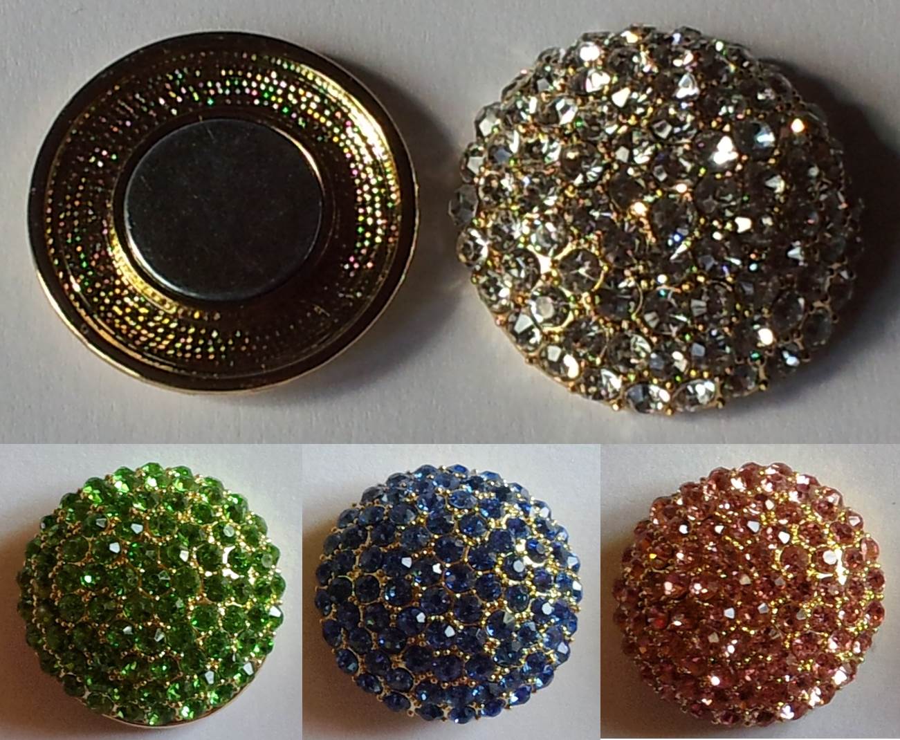 Brosche mit Magnetverschluss - Keine Nadel zur Befestigung.