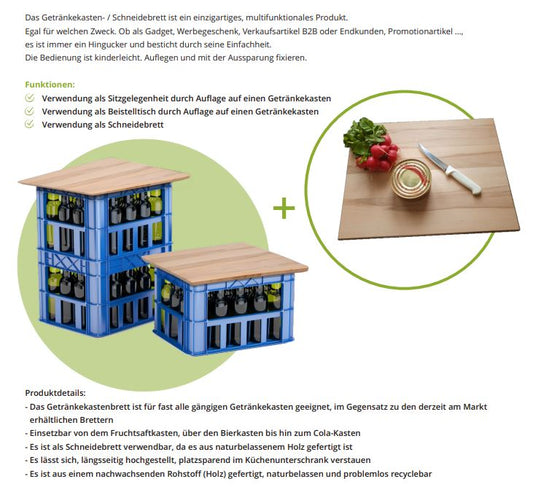 Getränkekasten-Auflage